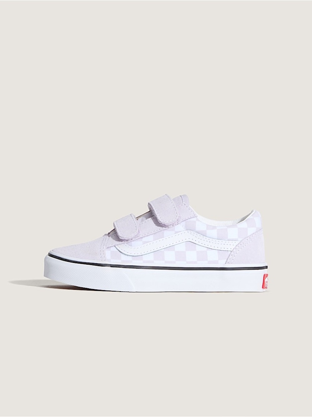 🆕 New In Box Vans Old Skool V Checkerboard Lilac Mist Size 1